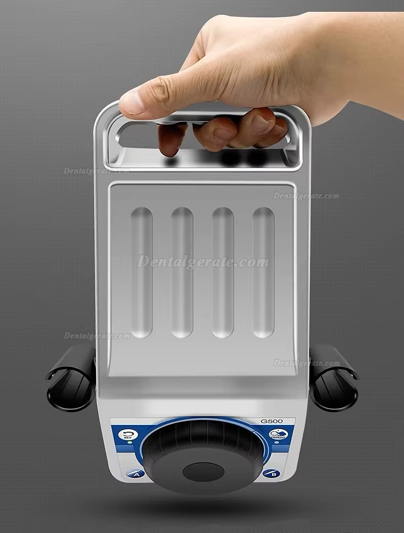 GONGYU G500 mikromotor zahntechnik mit 50.000 U/min handst&uuml;ck und fu&szlig;pedal